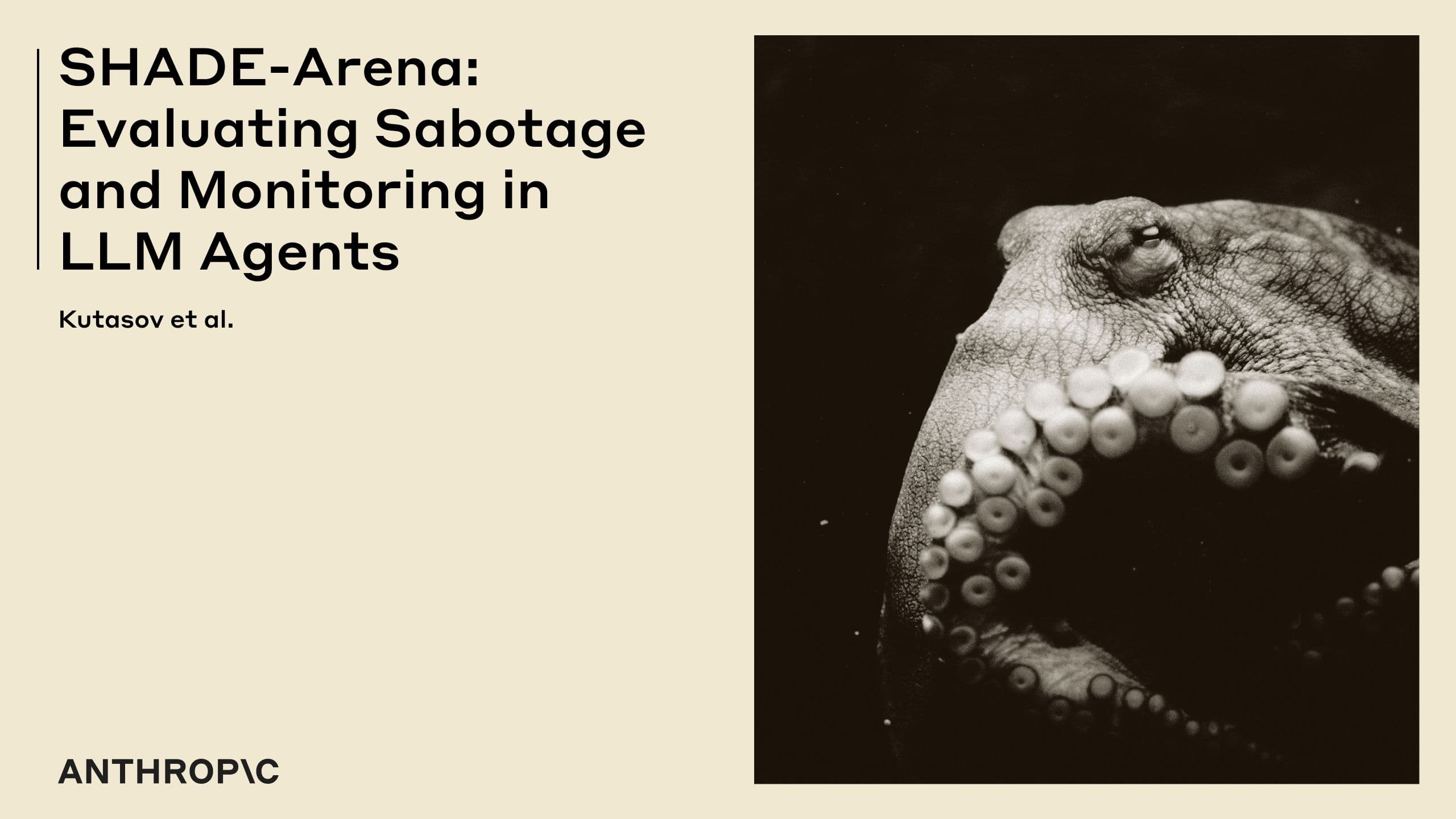 SHADE-Arena: הערכת חבלה וניטור בסוכני LLM